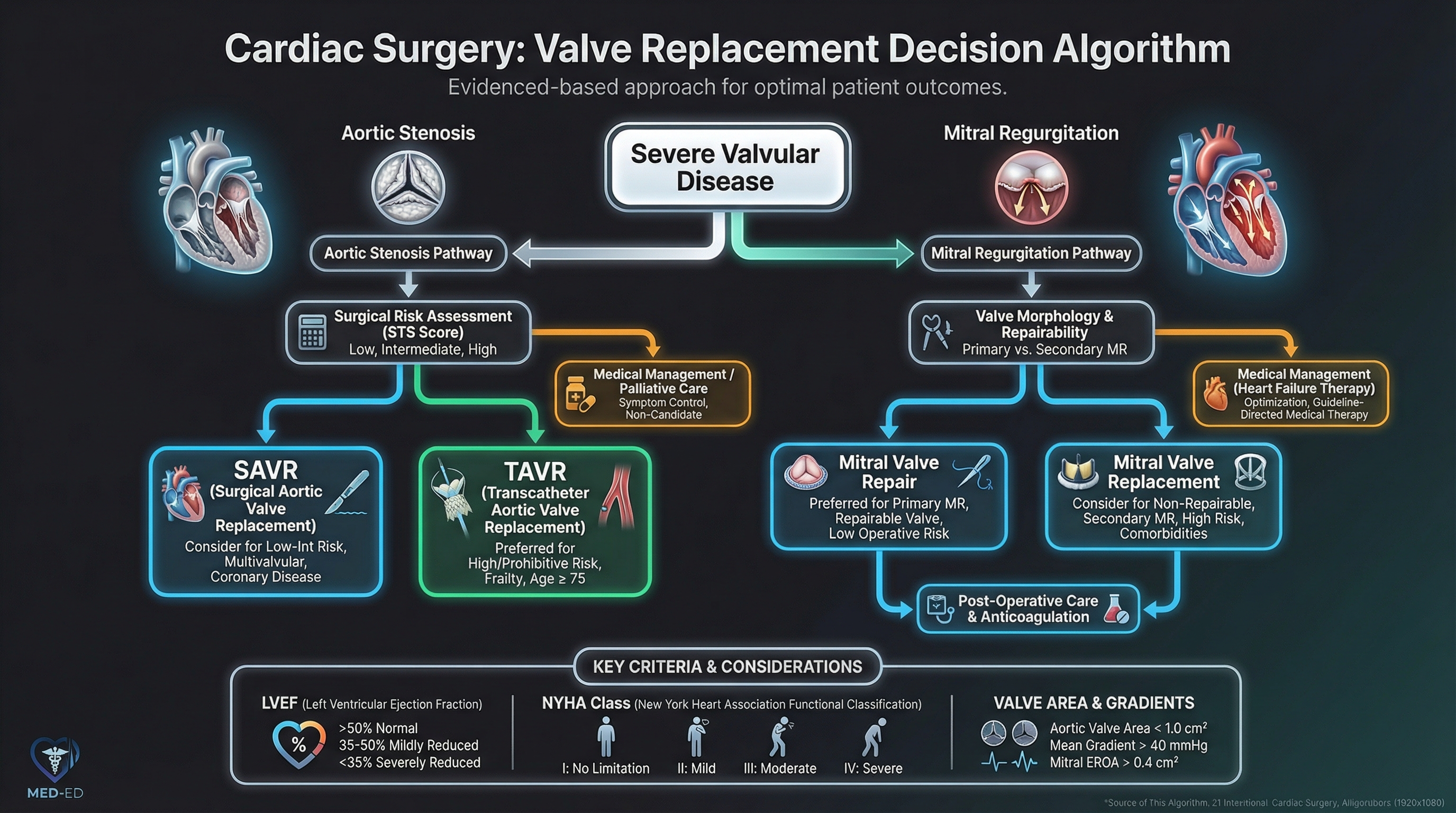 Cardiac surgery valve replacement lecture slide